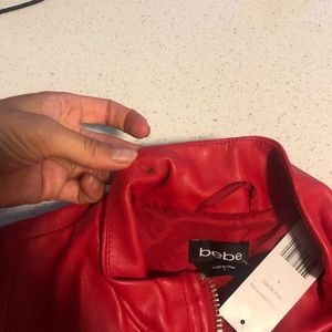 Bebe leather jacket